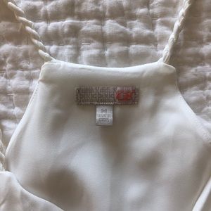 GB flowy white tank top